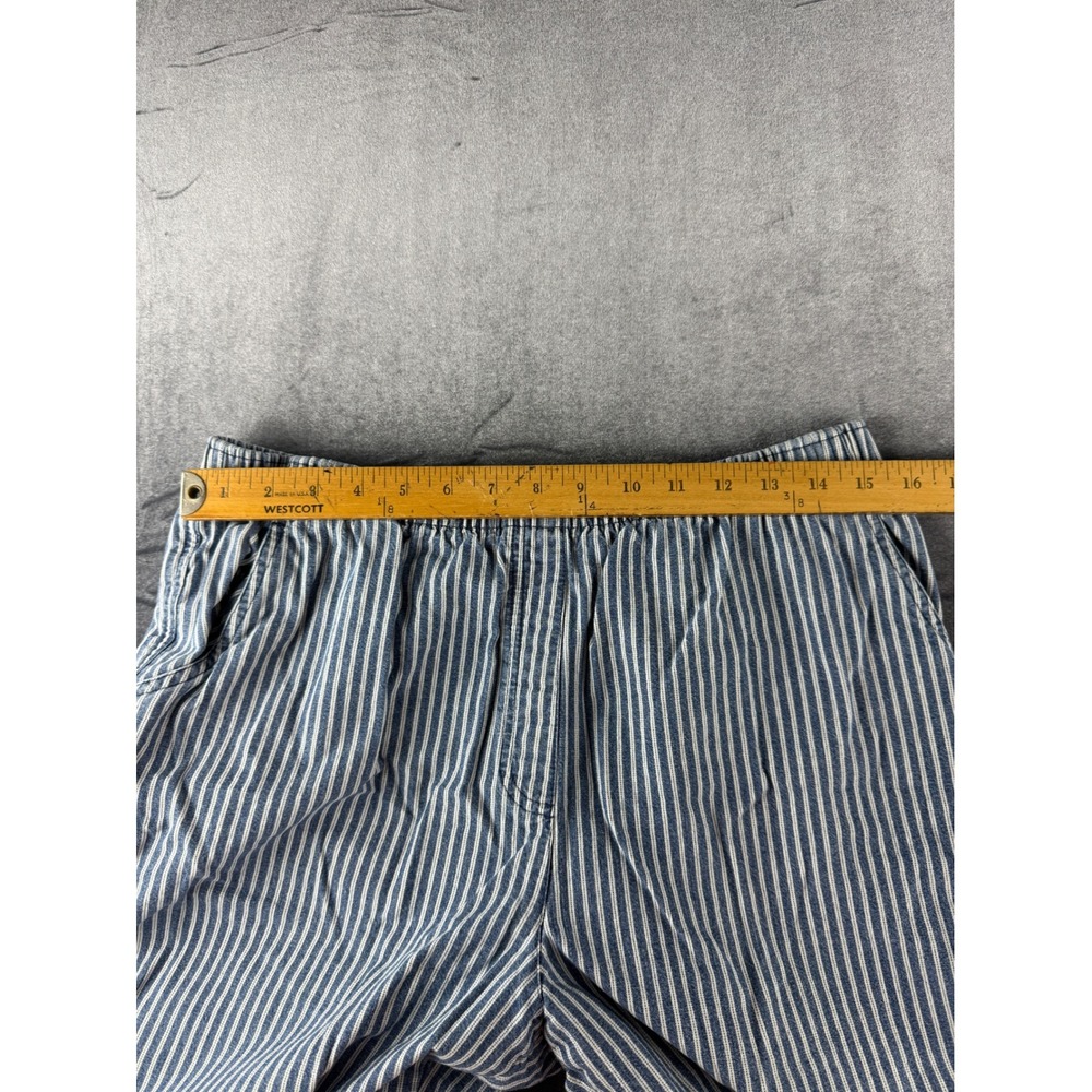 Allison Daley Pre Owned Women's Comfort Fit Capri Pants  14P Blue/White - Picture 5 of 7